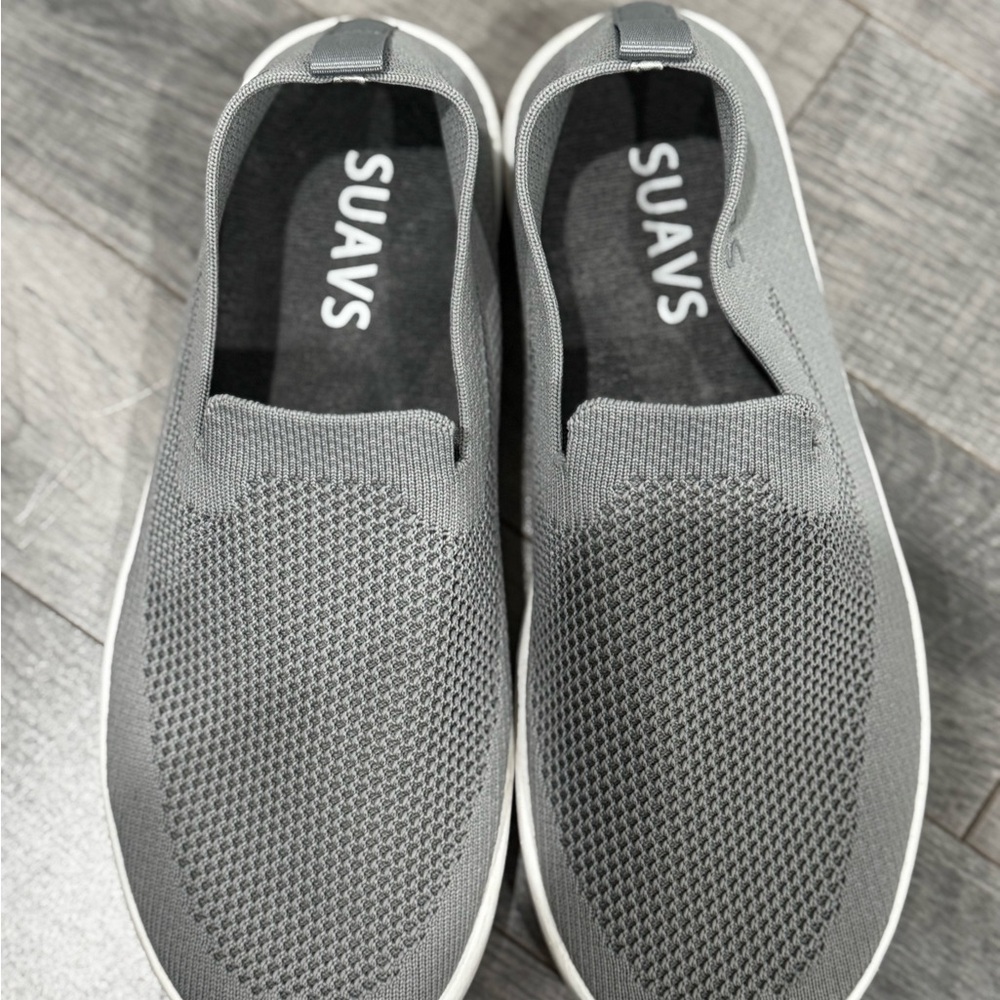 Suavs Men's Charcoal Slip-On Loafers size 8